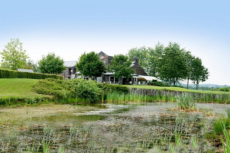 Rustic setting at Macon La Salle Golf Club, near Macon, north of Lyon, France