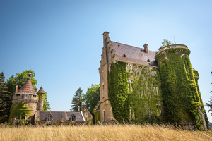 Historic backdrop to Macon La Salle Golf Club, near Macon, north of Lyon, France
