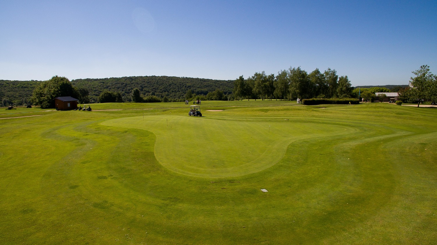 Buggies at Macon La Salle Golf Club, north of Lyon, France