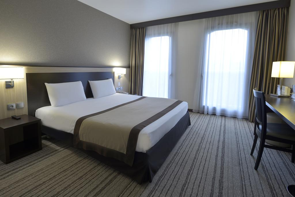 A double bedroom at Mercure Champ de Mars, Rouen, Normandy, France