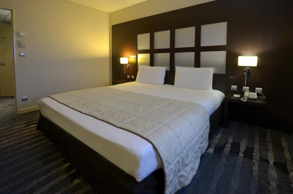 A double bedroom at Mercure Champ de Mars, Rouen, Normandy, France