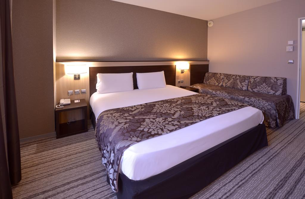 A double room at Mercure Champ de Mars, Rouen, Normandy, France