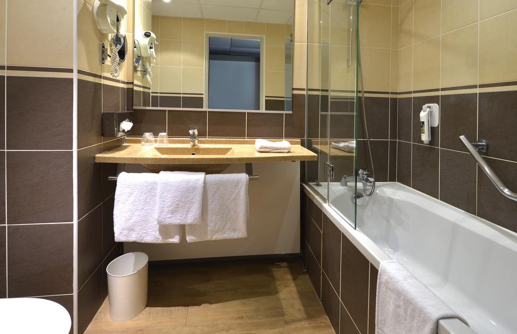 A bathroom at Mercure Champ de Mars, Rouen, Normandy, France