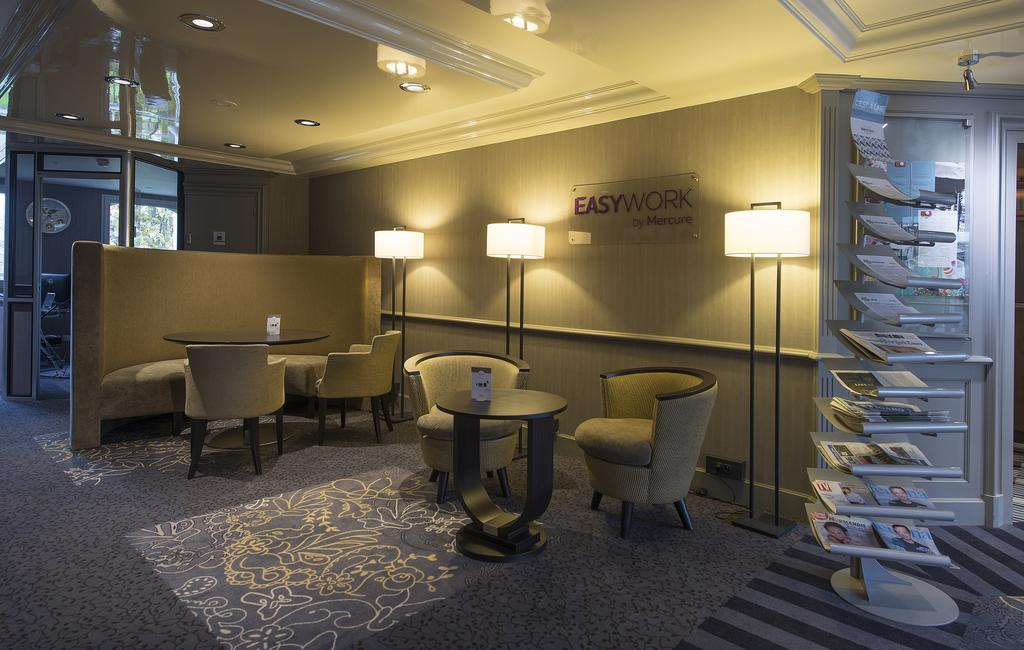 Workspace at Mercure Champ de Mars, Rouen, Normandy, France