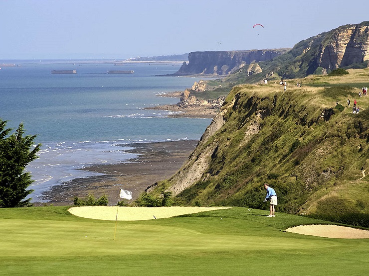 On Omaha Beach Golf Course, Normandy, France