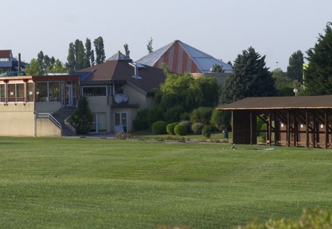 The clubhouse at Quetigny Grand Dijon Golf Club, France
