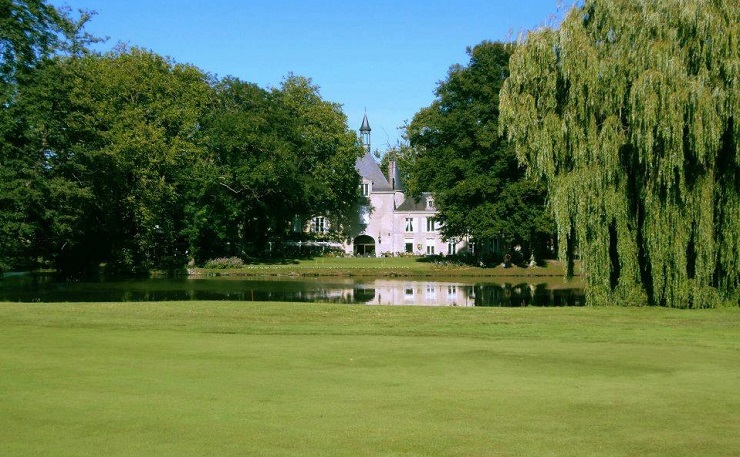 Aerial view at La Grande Romanie Chalons en Champagne Golf Club, France