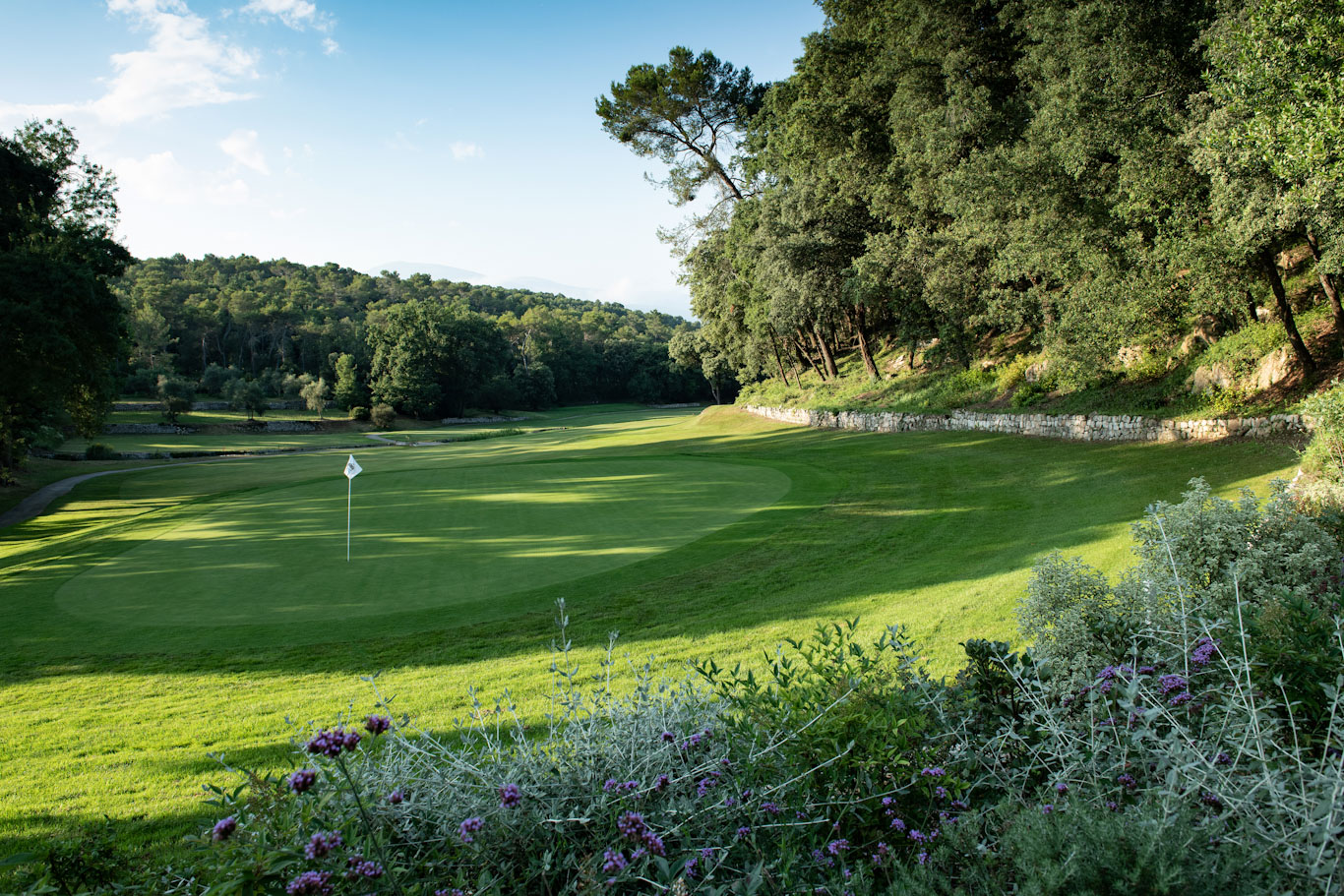 Around the green at Opio Valbonne Golf Club, South of France