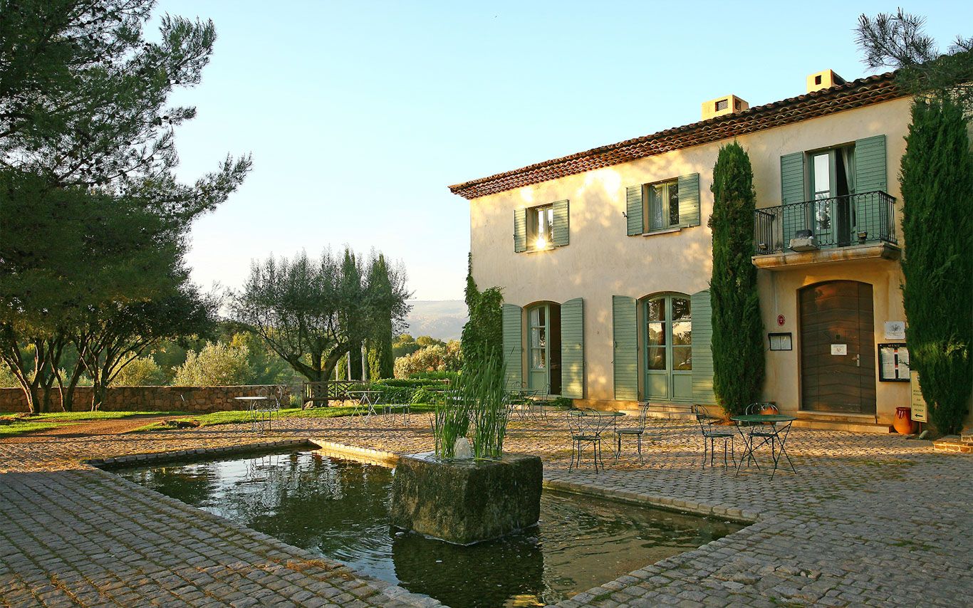 The terrace at Saint Endreol, South of France