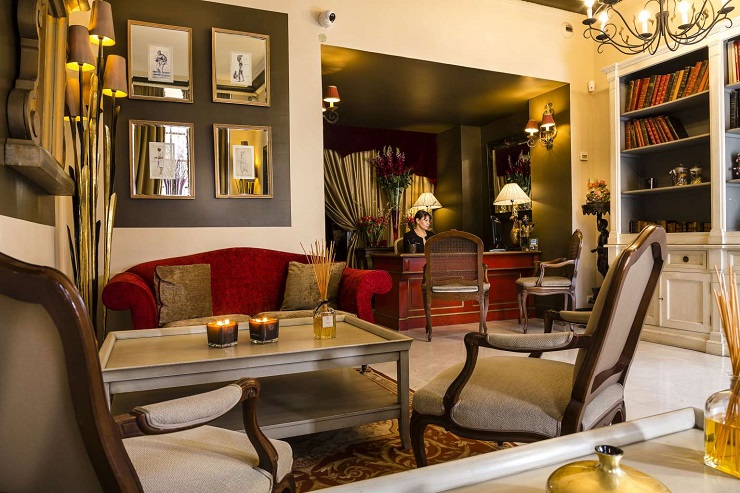 Reception at the Hotel Le Cavendish, Cannes, South of France. Golf Planet Holidays.