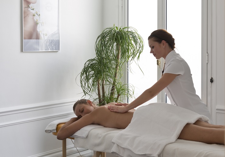 The spa at InterContinental Carlton Hotel, Cannes, South of France. Golf Planet Holidays.