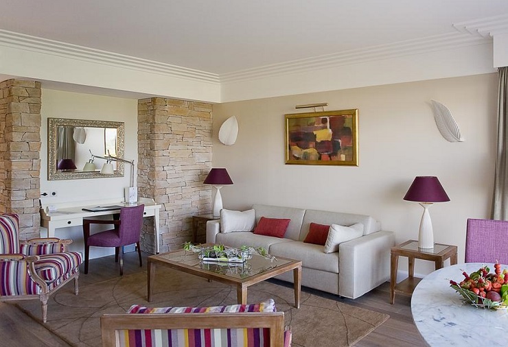 Beautiful bedrooms at Relais et Chateaux Le Mas Candille, Mougins, South of France, Golf Planet Holidays