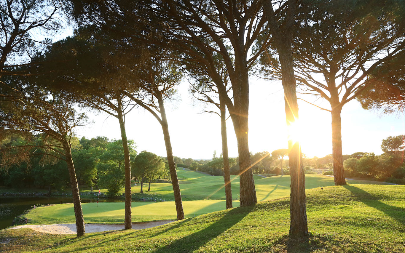 Provencal setting for St Endreol golf course, South of France