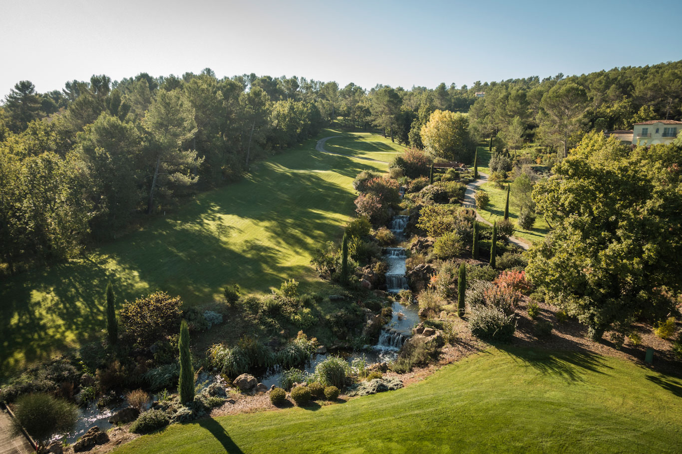 The mature landscape of Terre Blanche, South of France