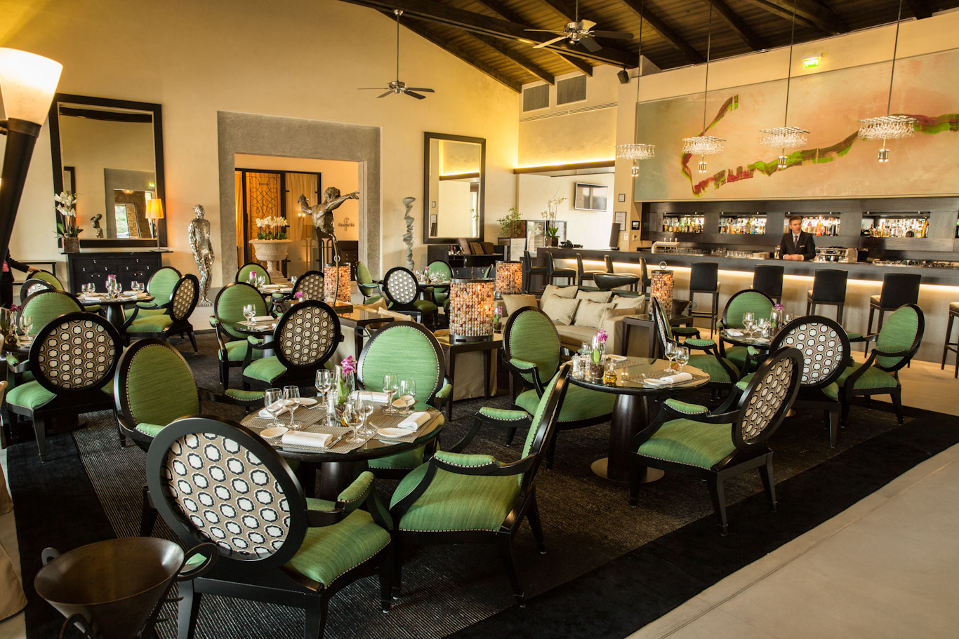 Great dining choices at Terre Blanche, South of France