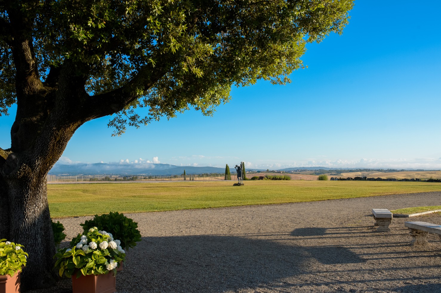 Enjoy the stunning views of Tuscany from La Bagnaia Golf and Spa Resort, Siena