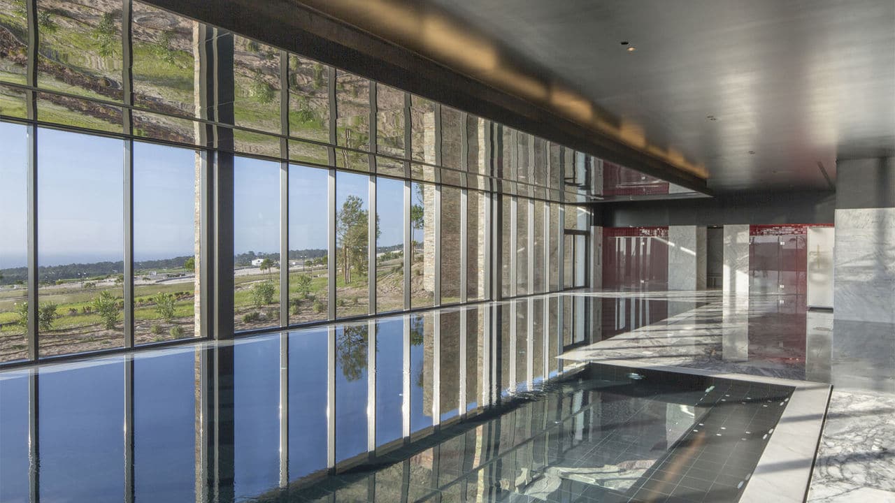 Indoor pool at Royal Obidos Spa and Golf Resort, Lisbon, Portugal