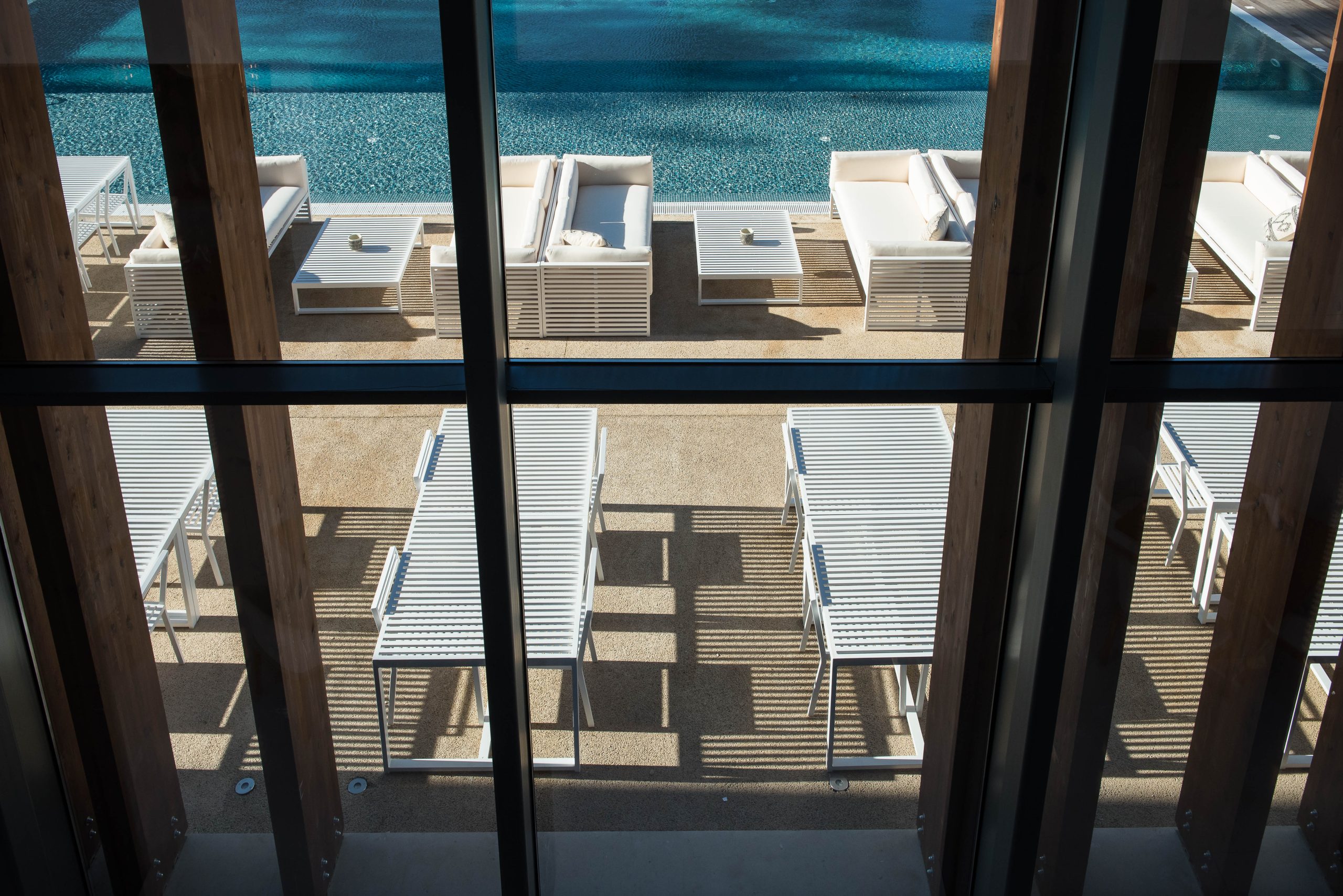 View of the pool at the Aroeira Hotel, Lisbon, Portugal. Golf Planet Holidays