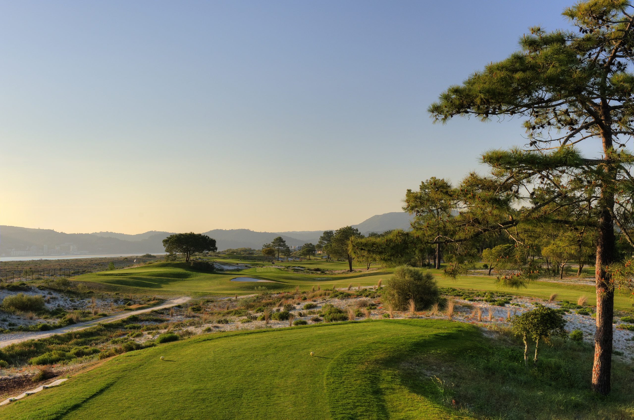 From the fourth tee at Troia Golf, near Lisbon. Portugal. Golf Planet Holidays.