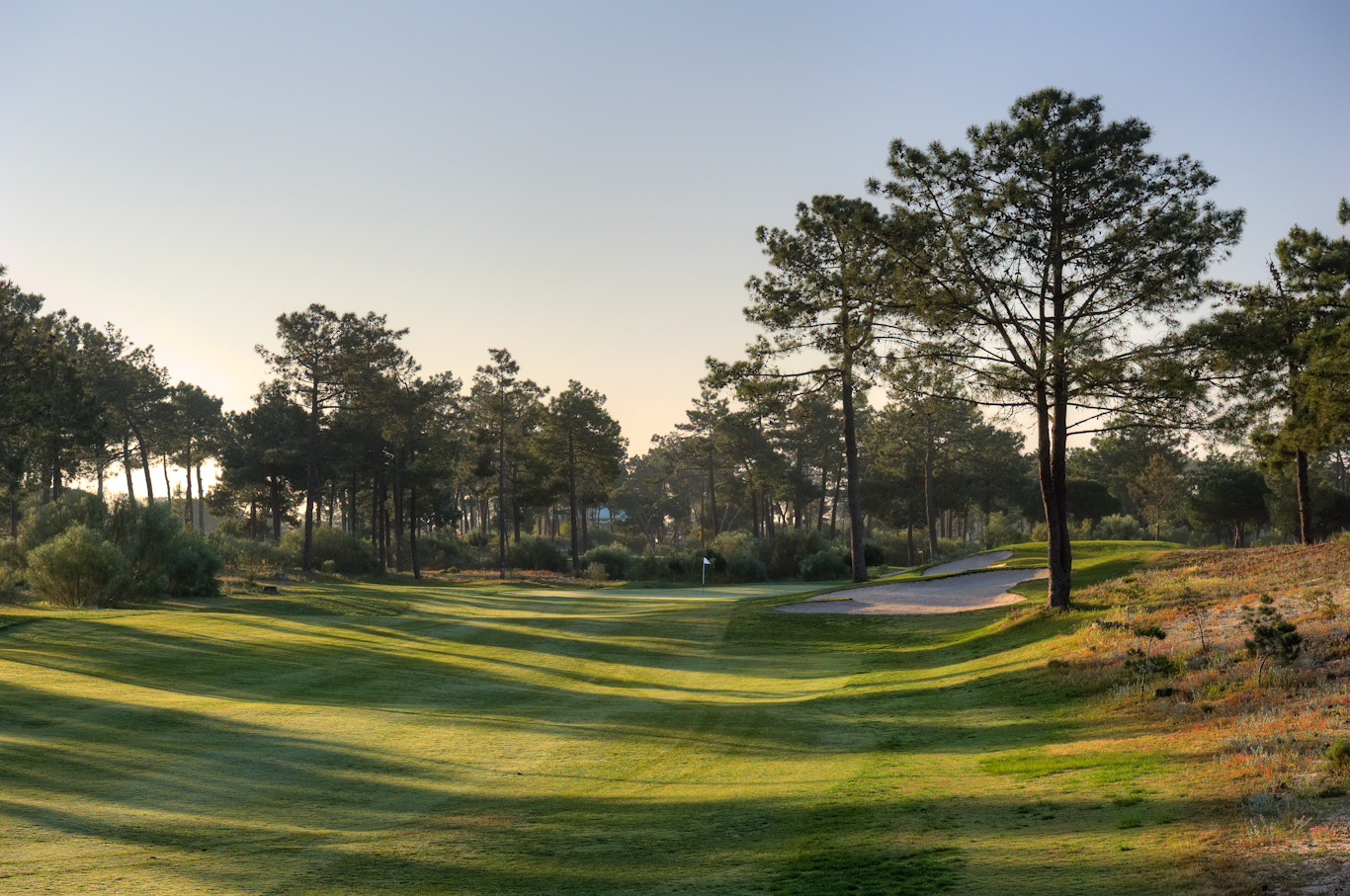 On the 13th hole at Troia Golf, near Lisbon. Portugal. Golf Planet Holidays.