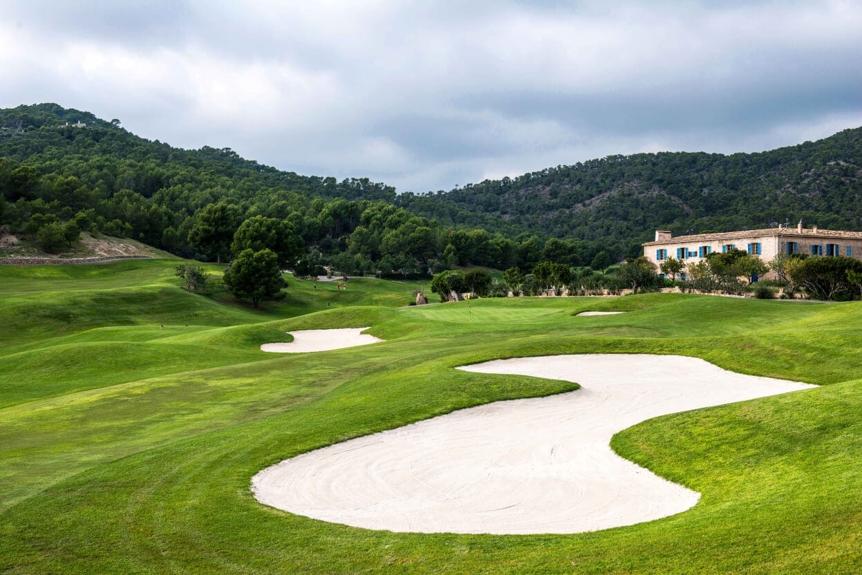 The third green at Golf de Andratx, Mallorca. Golf Planet Holidays