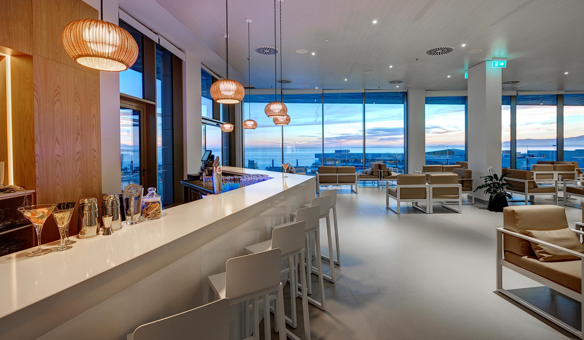 Sunset bar at Hipotels Playa de Palma Palace, Palma, Mallorca