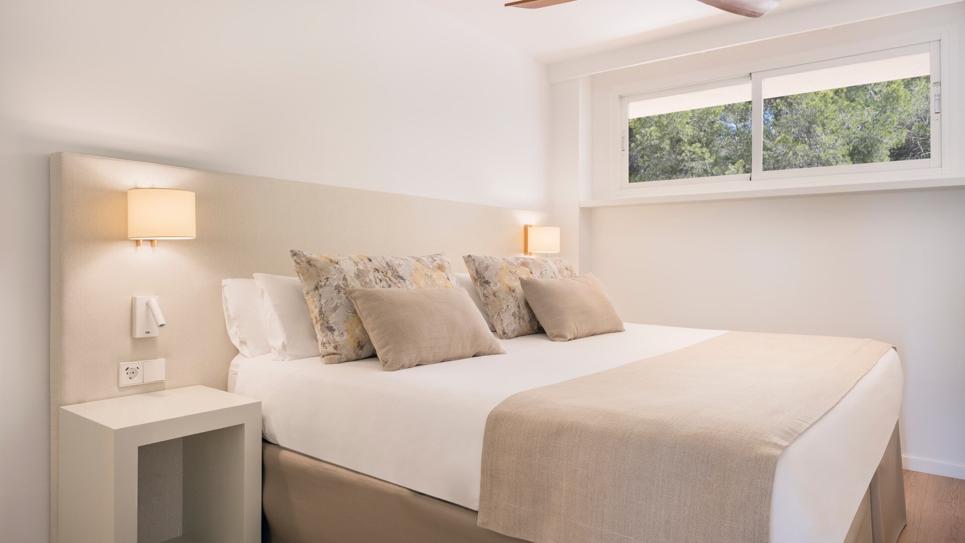 A double room at Iberostar Suite Hotel Jardin del Sol, Santa Ponsa, Mallorca