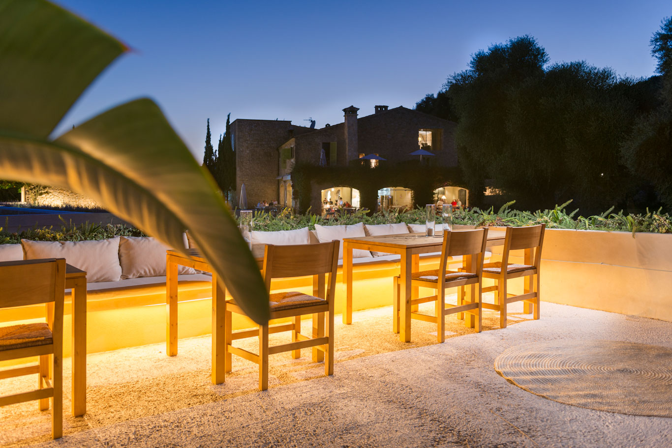Drinks on the terrace at Pula Golf Resort, Son Servera, Mallorca