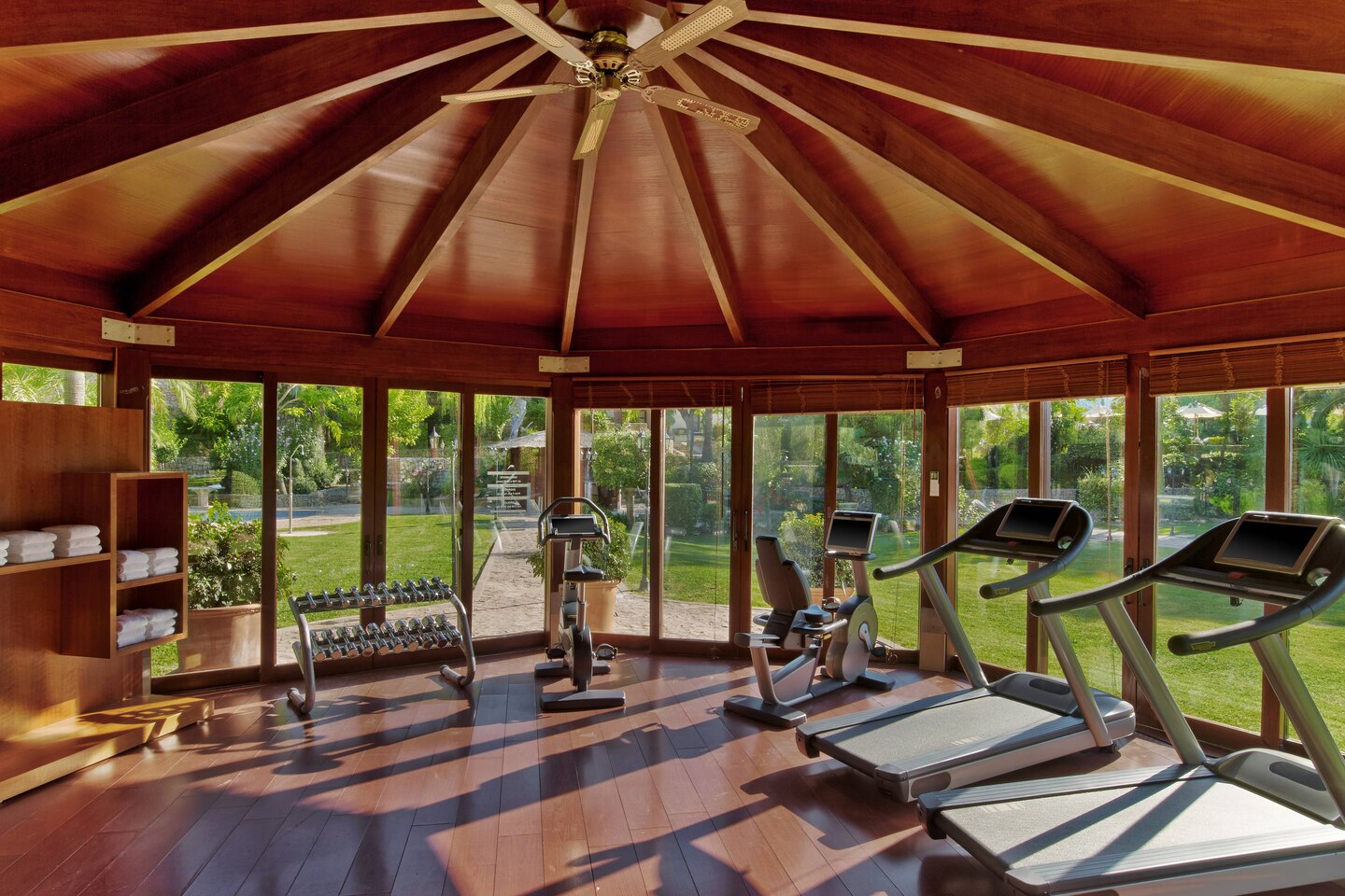 The gym at Sheraton Mallorca Arabella Golf Hotel