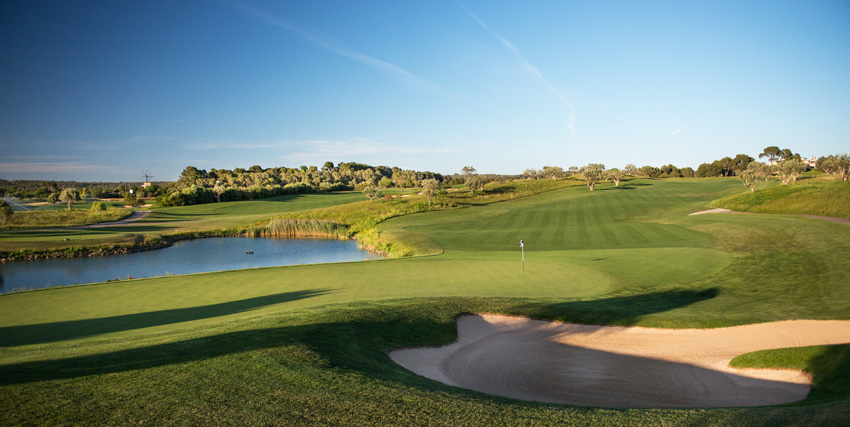 Stunning conditions on Son Gual golf course, Palma, Mallorca
