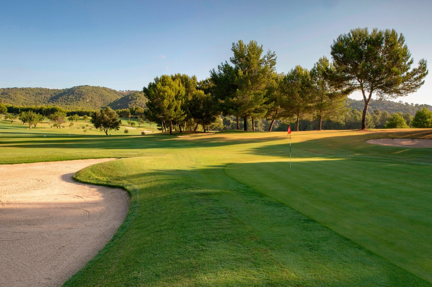 Great greens at Son Quint Golf Course, Son Vida, Mallorca