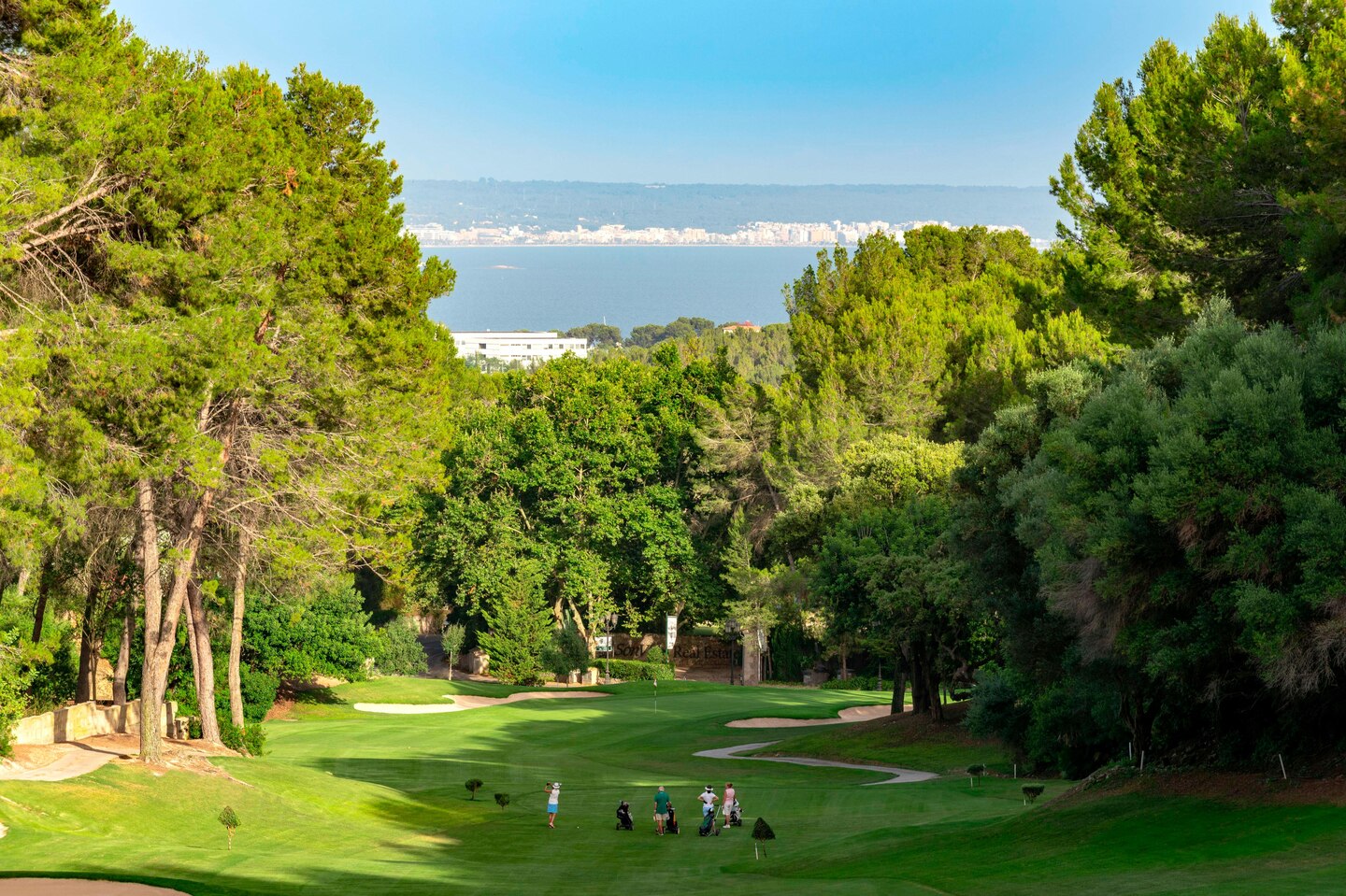 Mature setting at Son Vida Golf Course, Mallorca, opened in 1964.