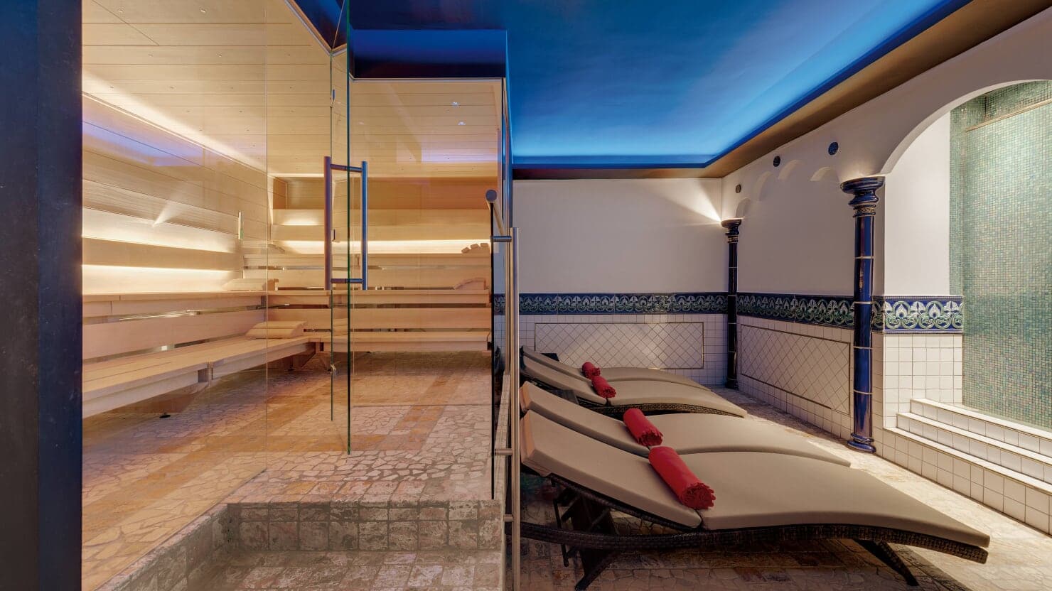 The spa area at Steigenberger Golf & Spa Resort, Camp de Mar, Mallorca. Golf Planet Holidays