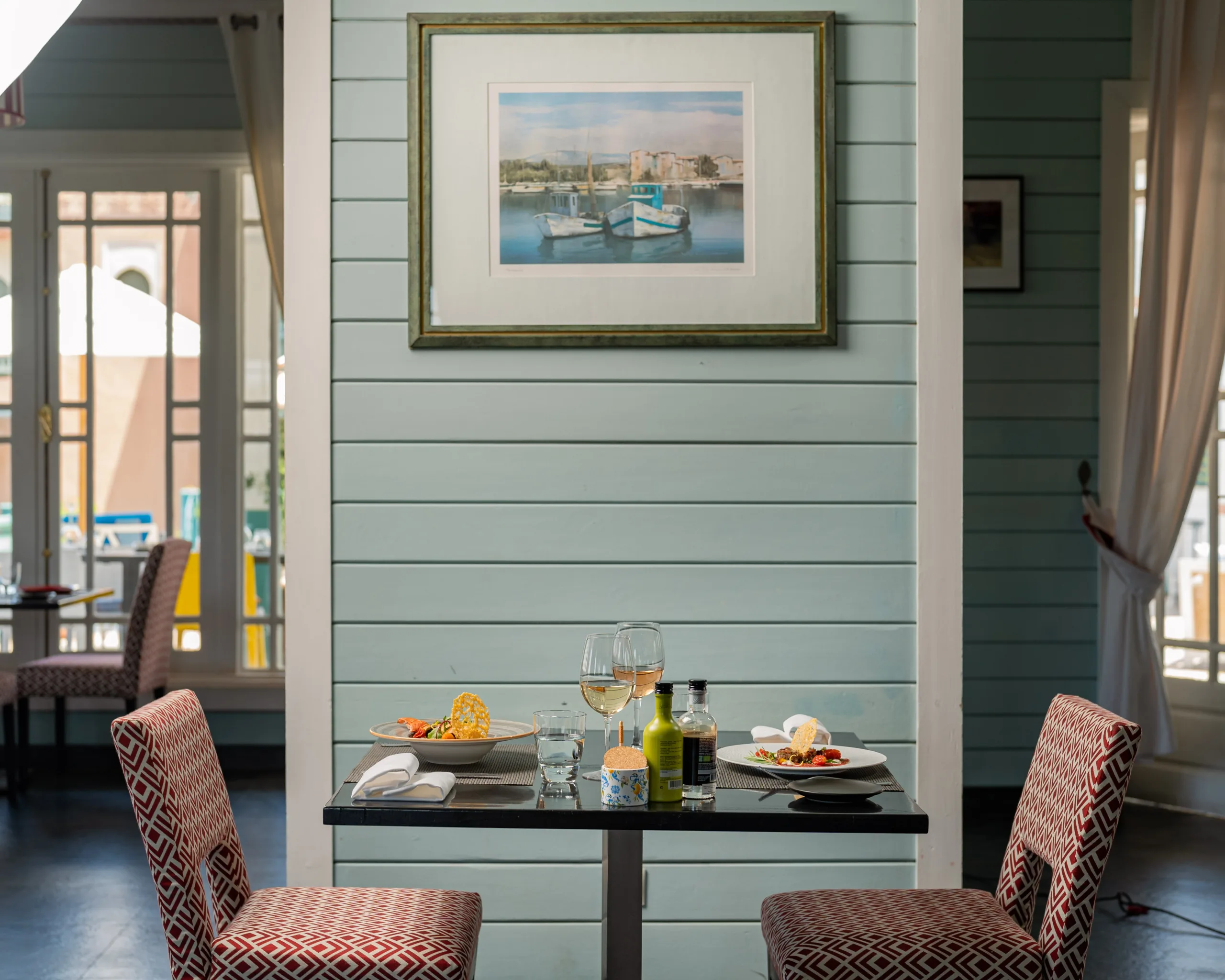 The Italian restaurant at Pickalbatros Hotel du Golf Marrakech Palmeraie Morocco. Golf Planet Holidays.