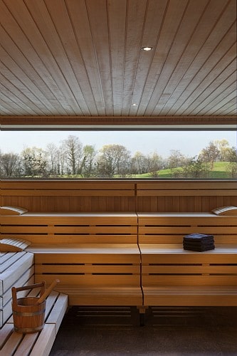 The sauna at Hotel and Ryads Barriere Le Naoura, Marrakech, Morocco