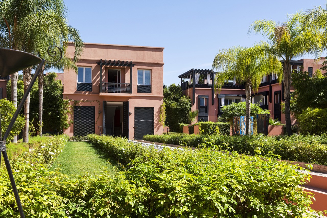 Exterior view of the Hotel and Ryads Barriere Le Naoura, Marrakech, Morocco