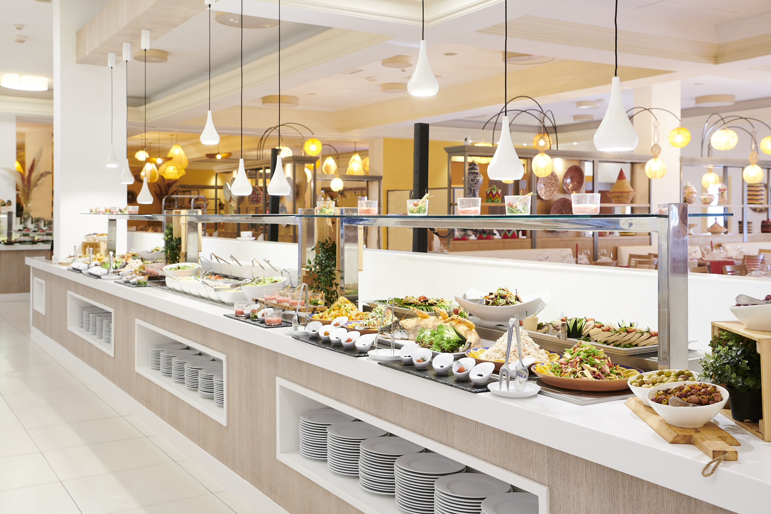 Impressive buffet selection at Iberostar Club Palmeraie Marrakech, Morocco. Golf Planet Holidays