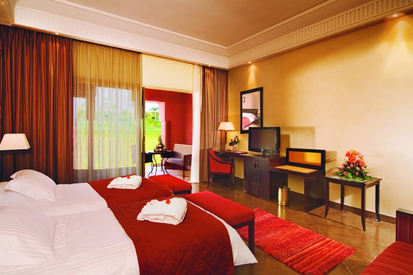 Your room at Kenzi Menara Palace, Marrakech, Morocco. Golf Planet Holidays