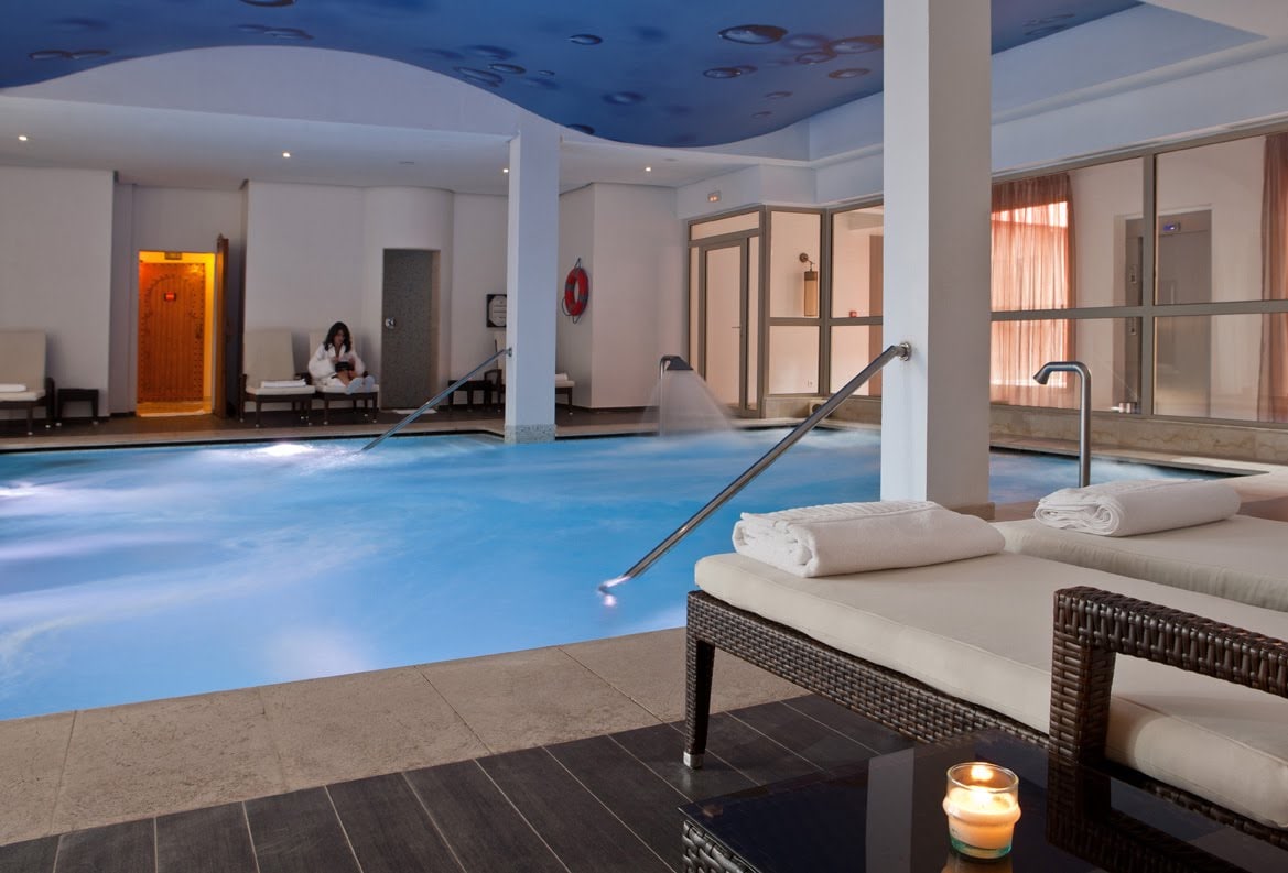 The spa pool at Kenzi Menara Palace, Marrakech, Morocco. Golf Planet Holidays