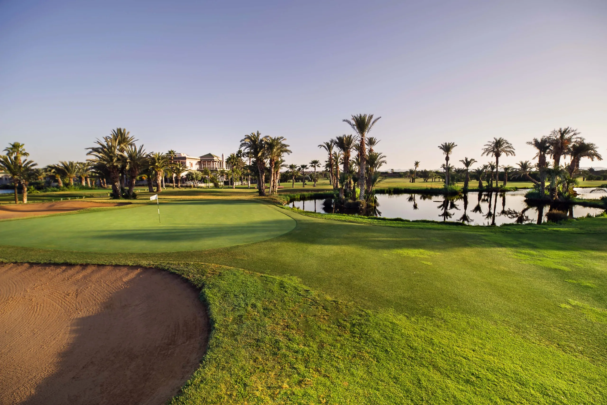 Superb setting for Pickalbatros Golf Club Palmeraie, Marrakech, Morocco. Golf Planet Holidays
