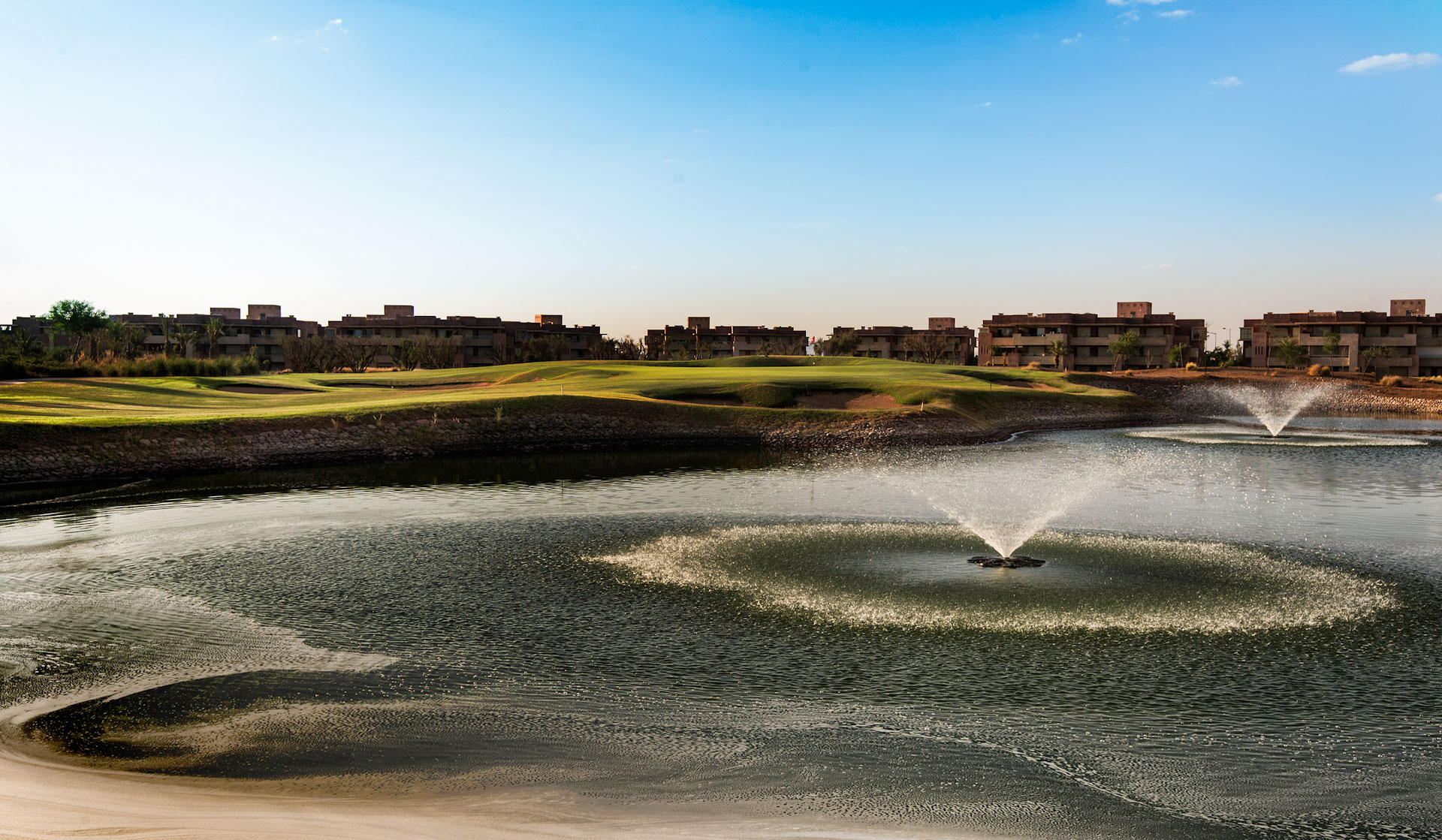 Great golf at The Montgomerie Marrakech Golf Club, Morocco. Gof Planet Holidays.