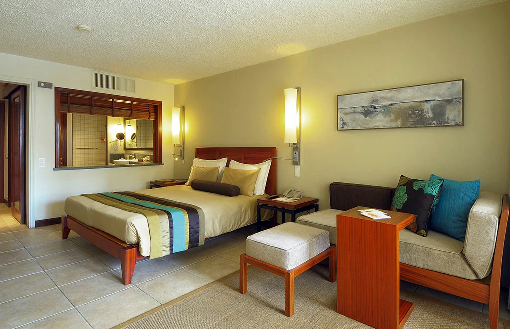 Bedroom at Belle Mare Plage, Mauritius. Golf Planet Holidays
