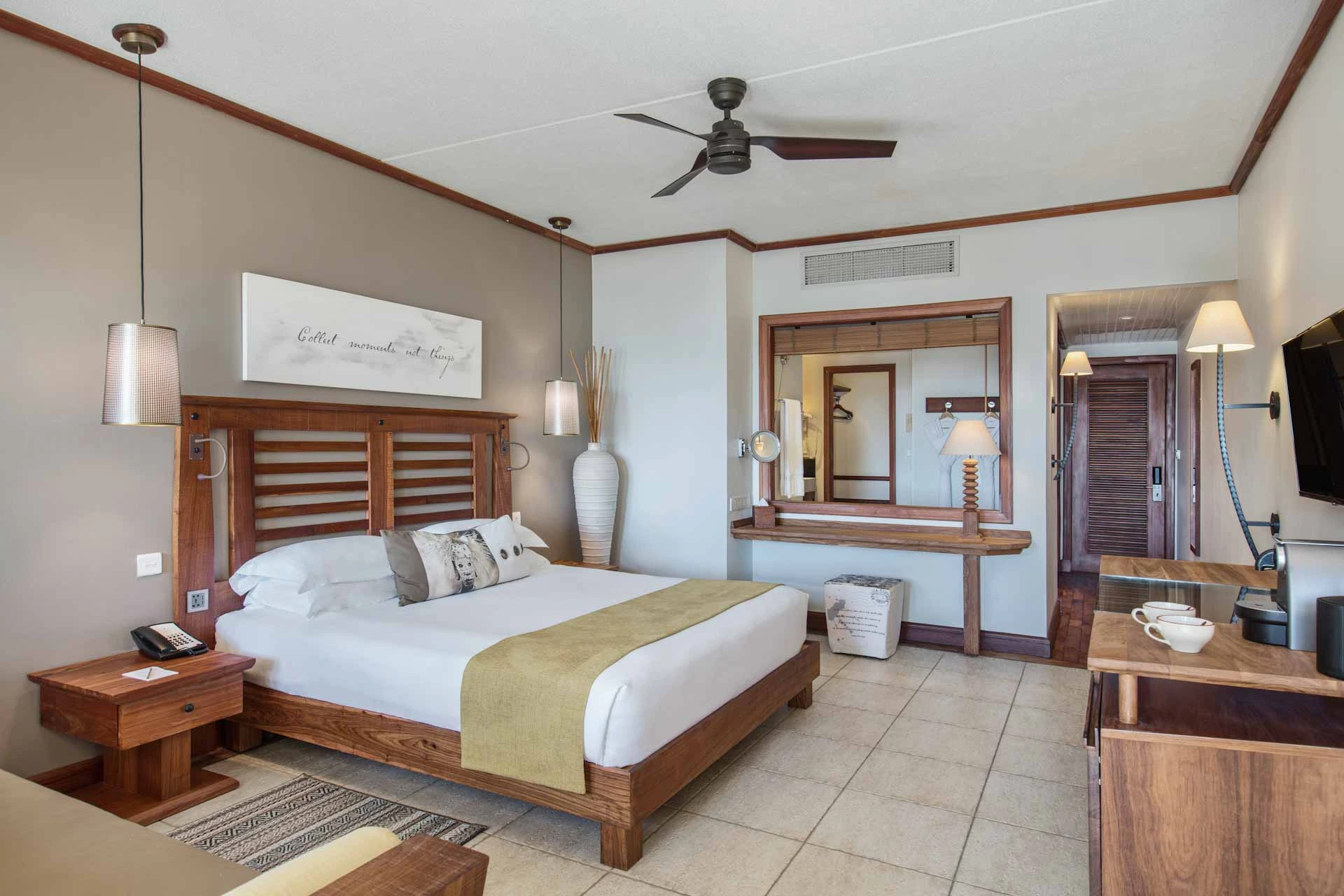 Deluxe garden view rooms at the Heritage Awali Resort, Mauritius. Golf Planet Holidays