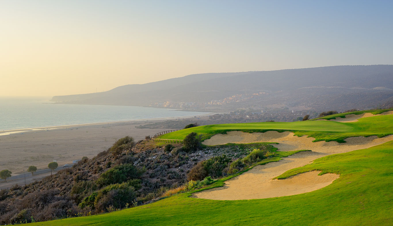View out to sea from Golf Tazegzout, Agadir, Morocco