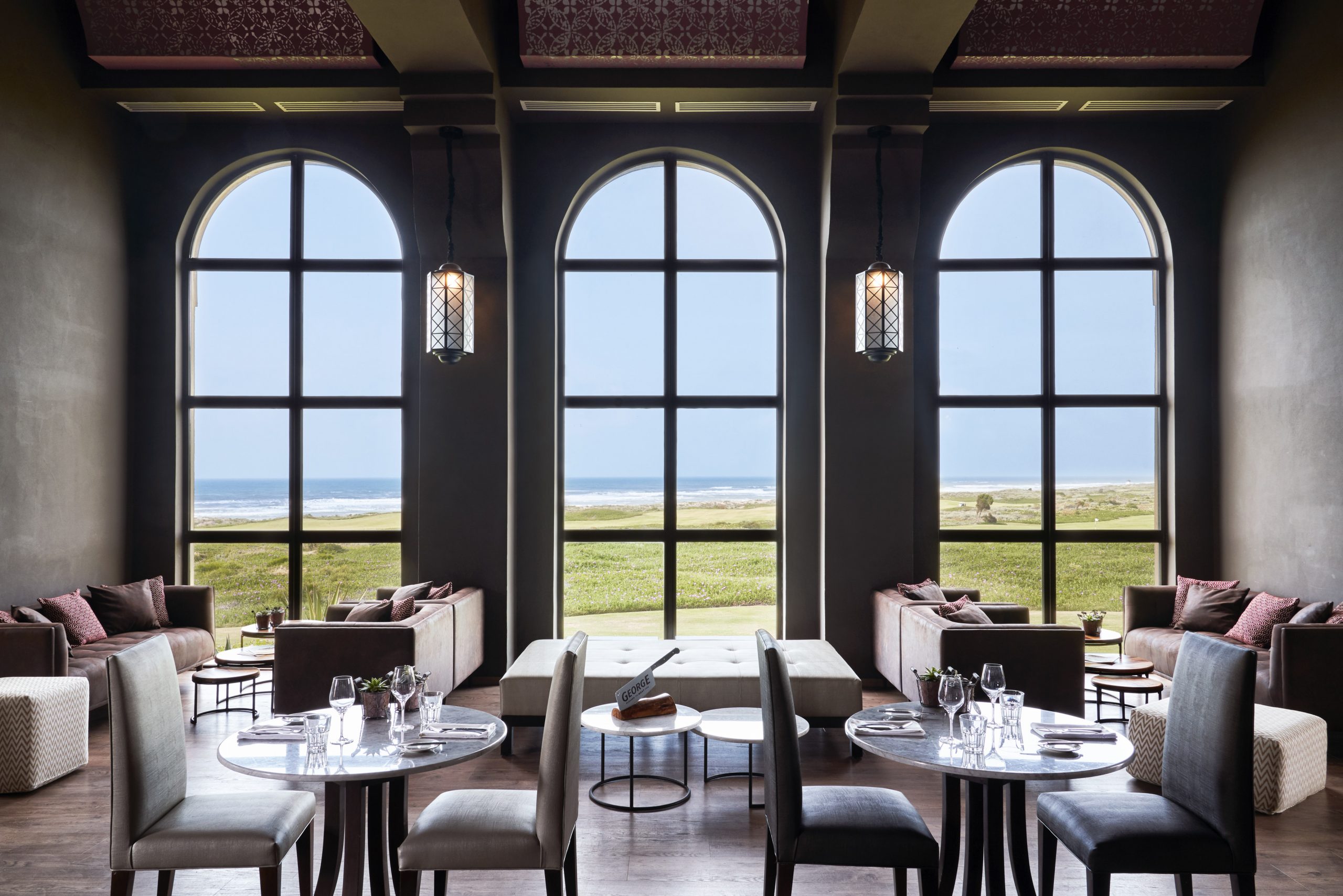 Dining at Mazagan Beach and Golf Resort, Casablanca, Morocco