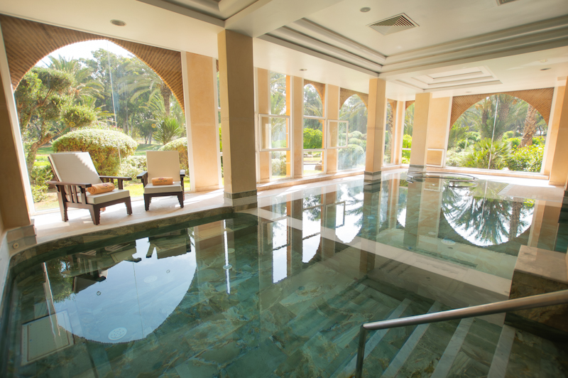 Indoor pool at the Tikida Palace, Agadir, Morocco. Golf Planet Holidays