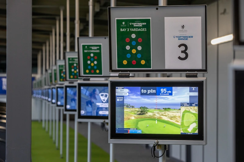 Latest golf tech at Formby Hall Golf Resort and Spa Hotel. Golf Planet Holidays