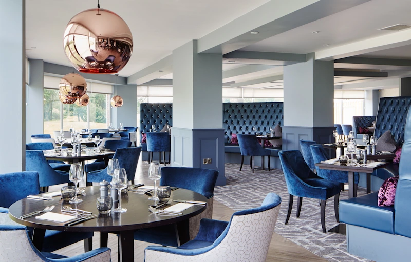 Dining at Formby Hall Golf Resort and Spa Hotel. Golf Planet Holidays