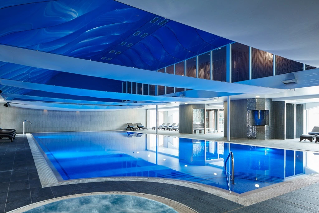 Swimming pool at Formby Hall Golf Resort and Spa Hotel. Golf Planet Holidays