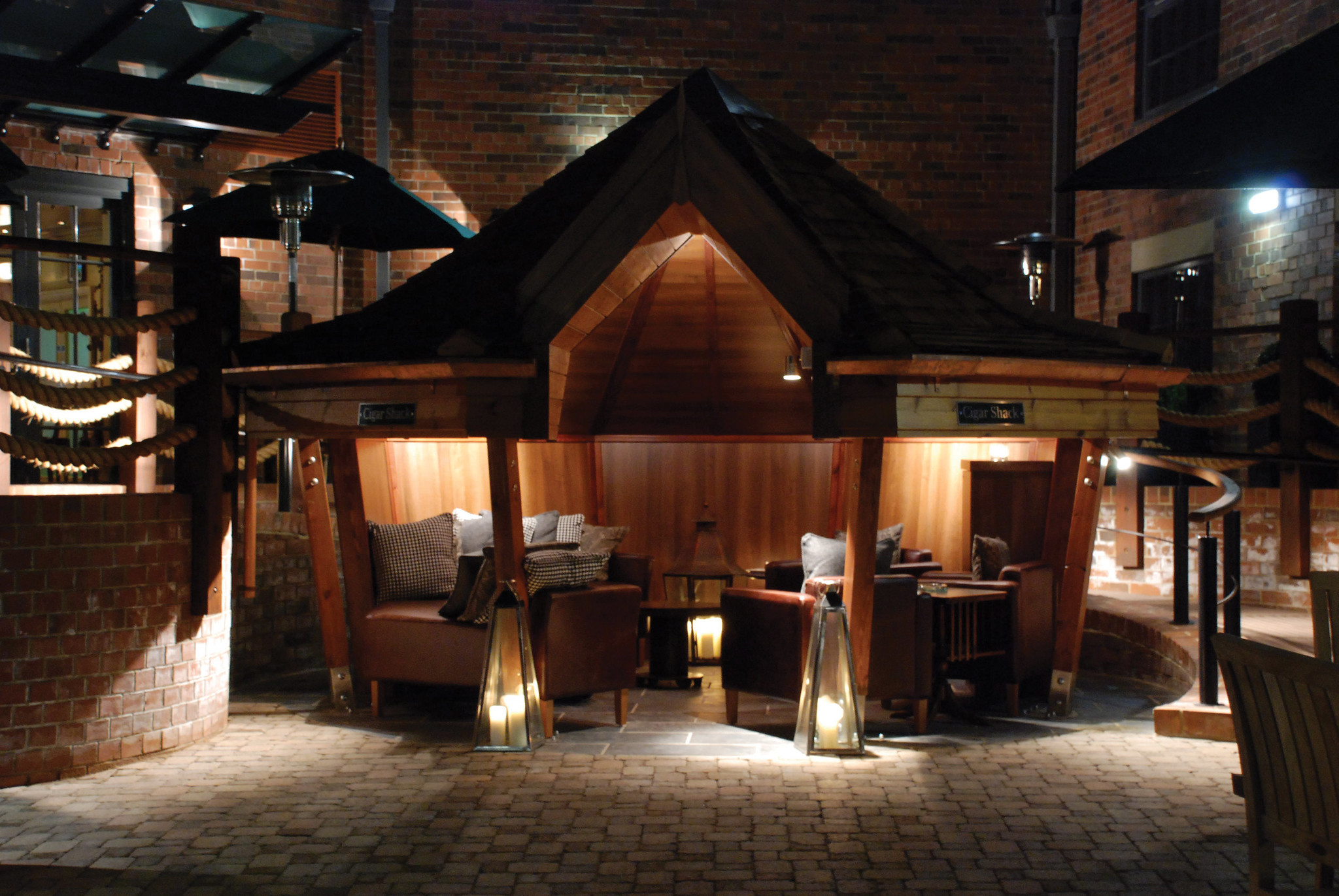 Relax outside at the Hotel du Vin, Newcastle, England